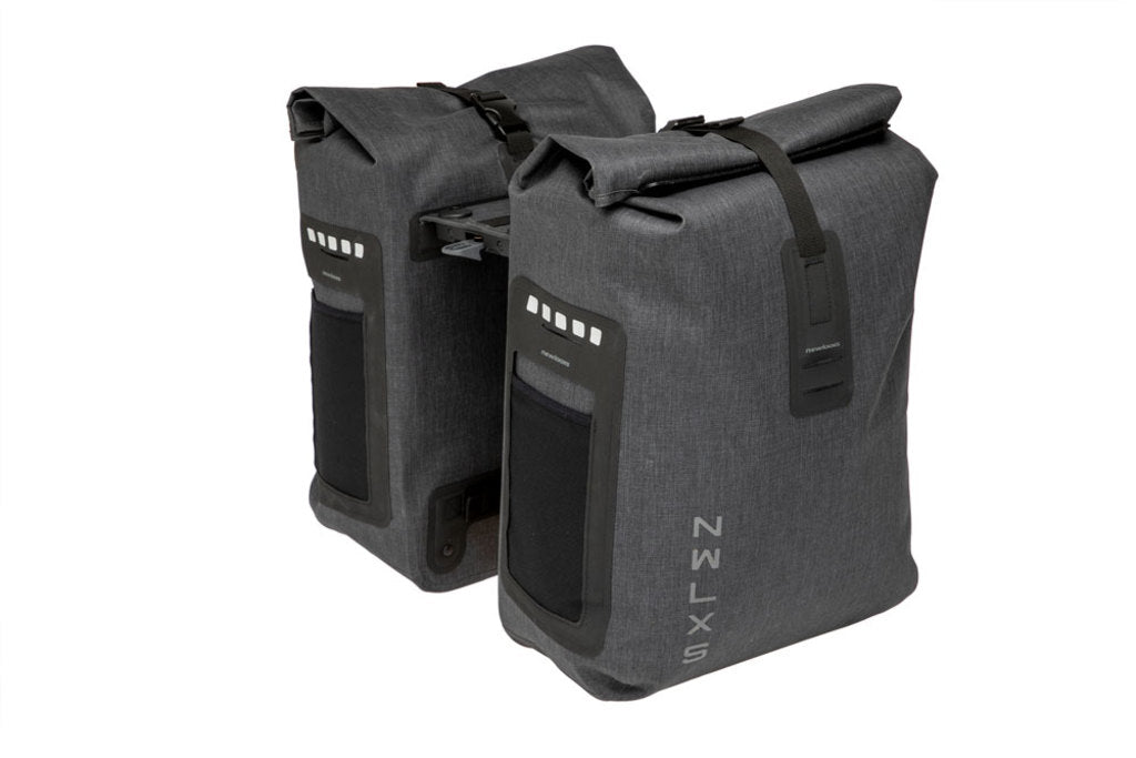 Dubbele-Fietstas-New-Looxs-Varo-Racktime-40-Liter-Grey Dubbele-Fietstas-New-Looxs-Varo-Racktime-40-Liter-Grey